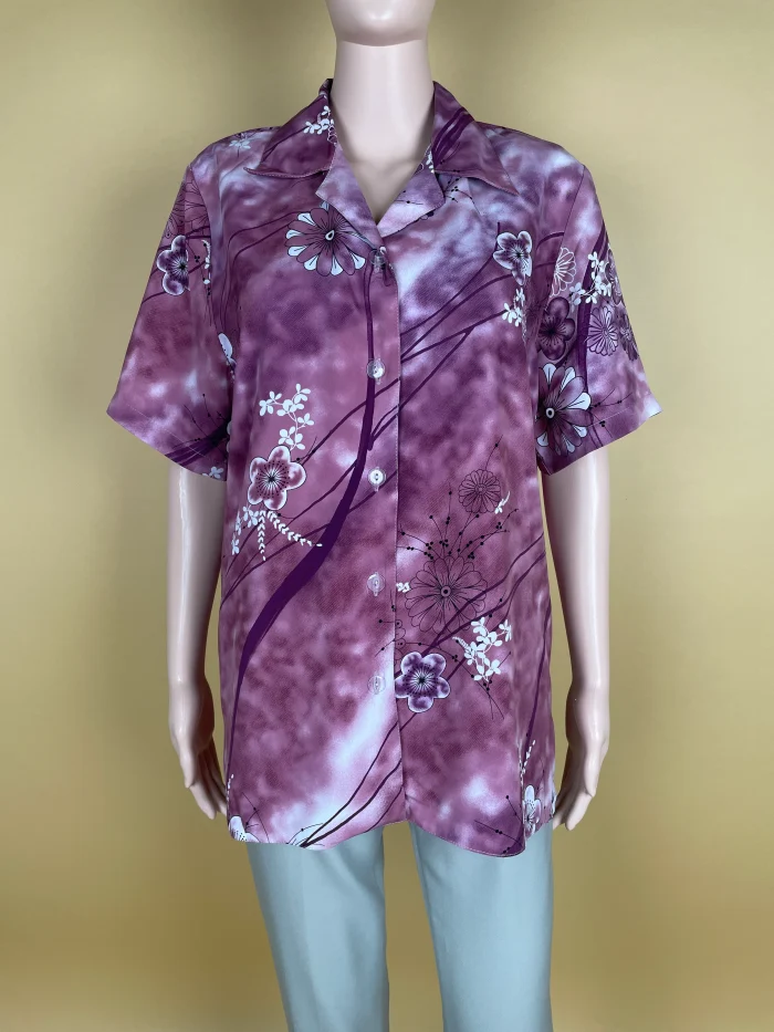 Elegant Plum Blossom Women'S Shirt - Image 2