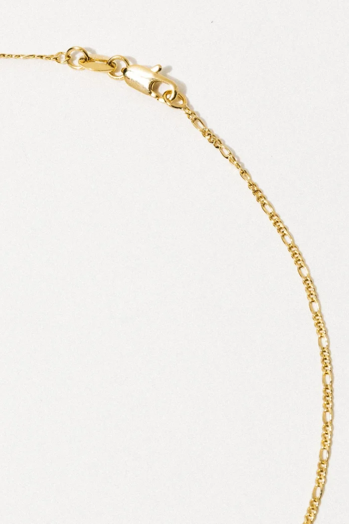 Elegant Green Cross Necklace - Image 2