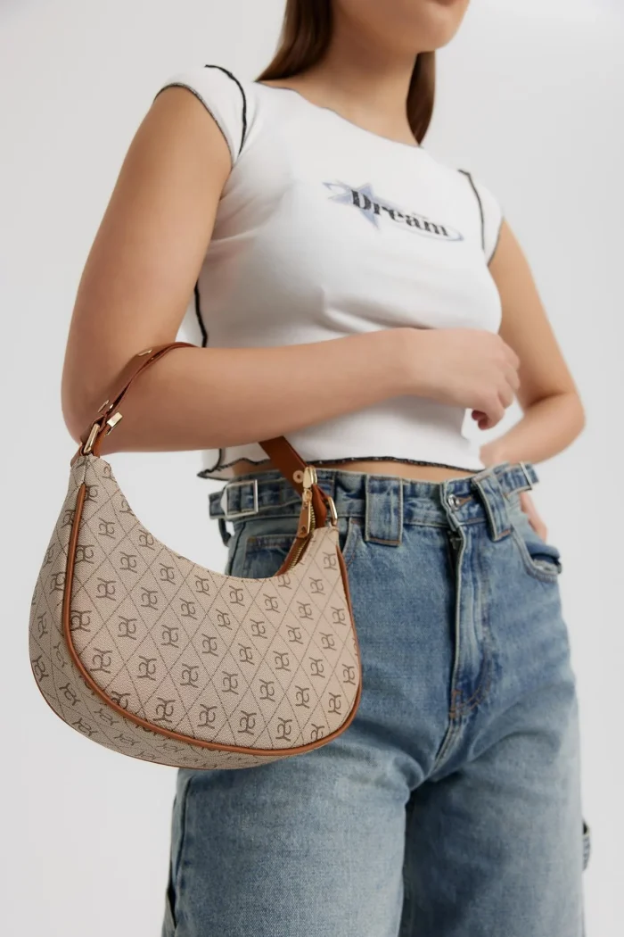 Chic Crescent Shoulder Bag - Image 8