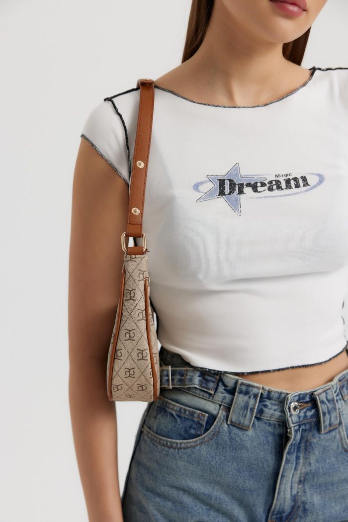 Chic Crescent Shoulder Bag - Image 9