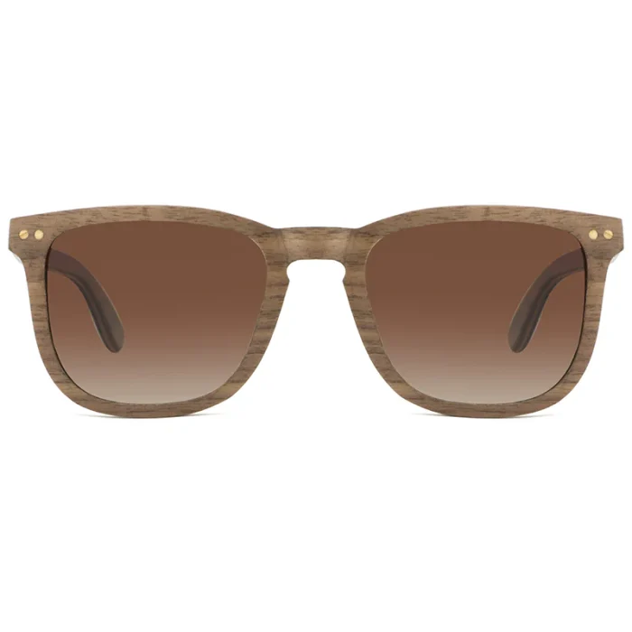 Stylish Wooden Frame Sunglasses - Image 2