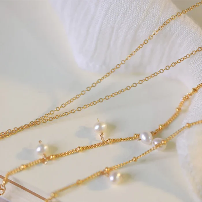 Elegant Pearl Drop Necklace - Image 6