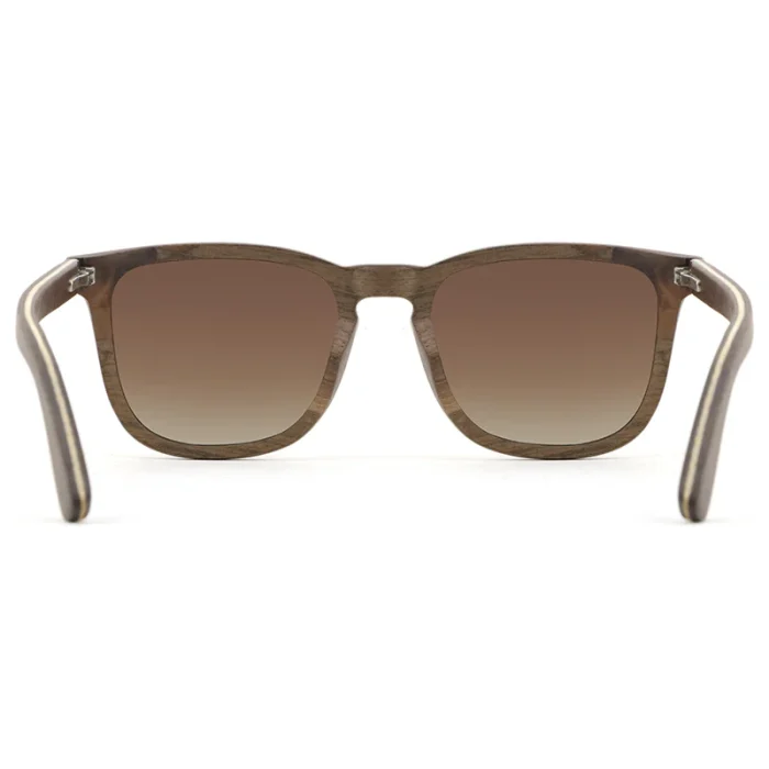 Stylish Wooden Frame Sunglasses - Image 4