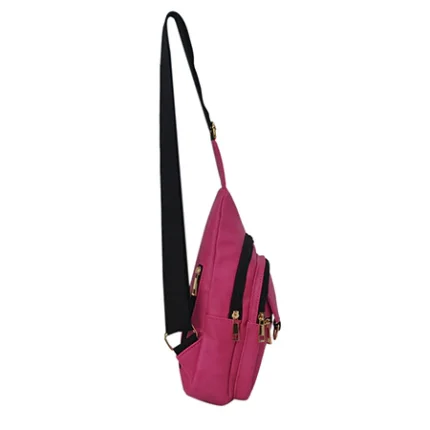 Compact And Stylish Pink Sling Bag