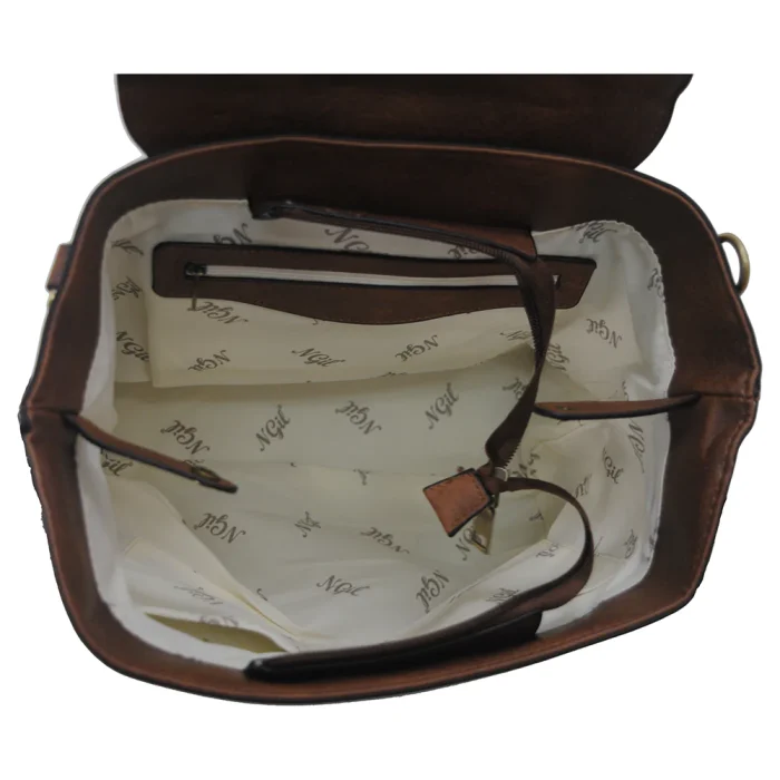 Stylish Leopard Print Backpack - Image 4