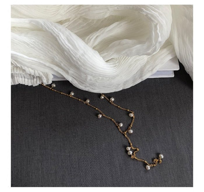 Elegant Pearl Drop Necklace - Image 10
