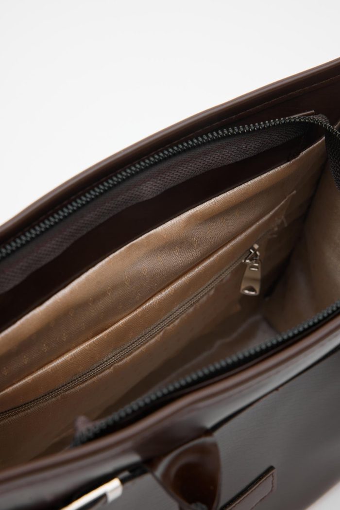 Elegant Faux Leather Handbag - Image 6