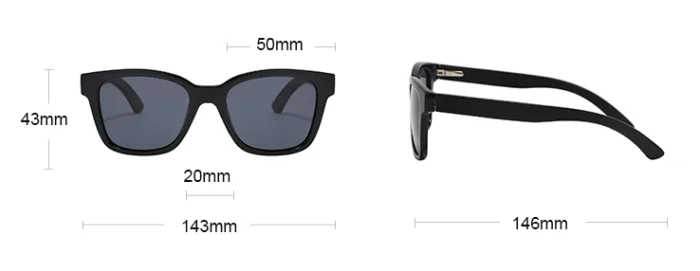 Classic Black Frame Sunglasses - Image 4
